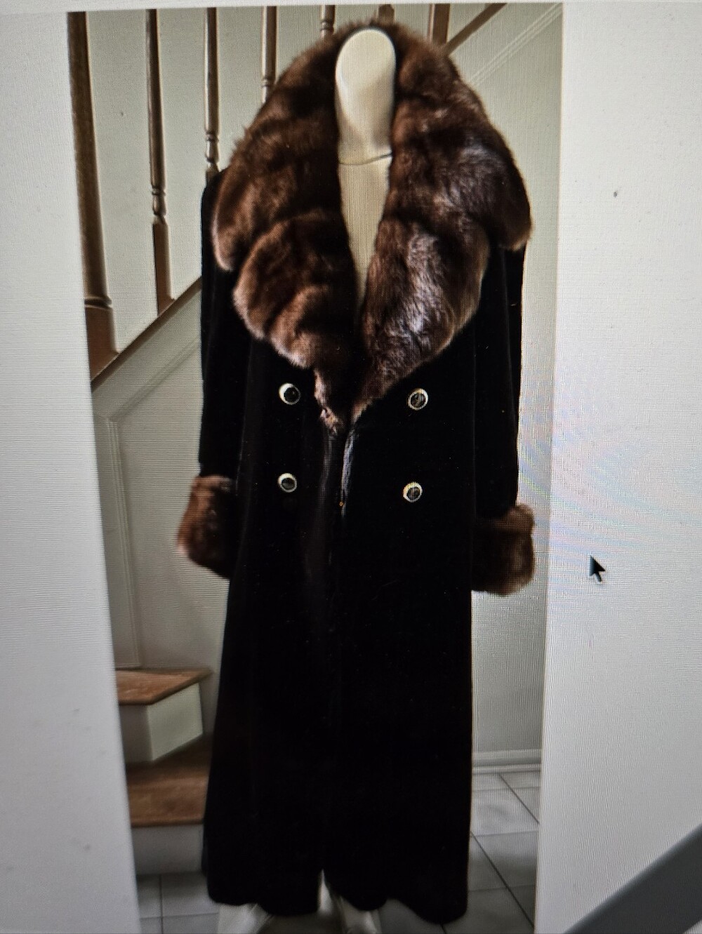 Vintage Russian Sable Coat Size 12